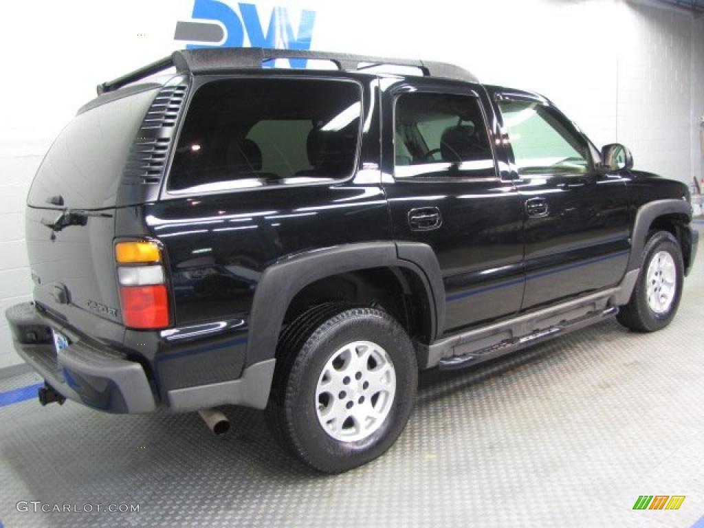 2005 Tahoe Z71 4x4 - Black / Tan/Neutral photo #4