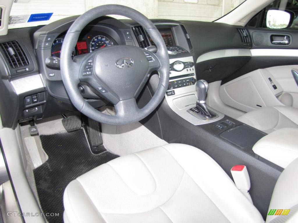 2008 Infiniti G 37 Journey Coupe Stone Dashboard Photo #46532949