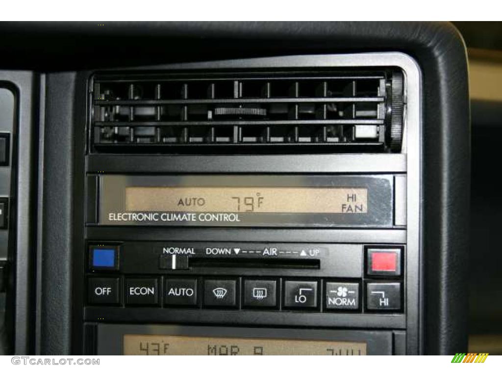 1990 Cadillac Allante Convertible Controls Photo #46533198