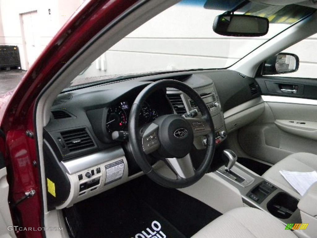 Warm Ivory Interior 2011 Subaru Outback 2.5i Premium Wagon Photo #46533486