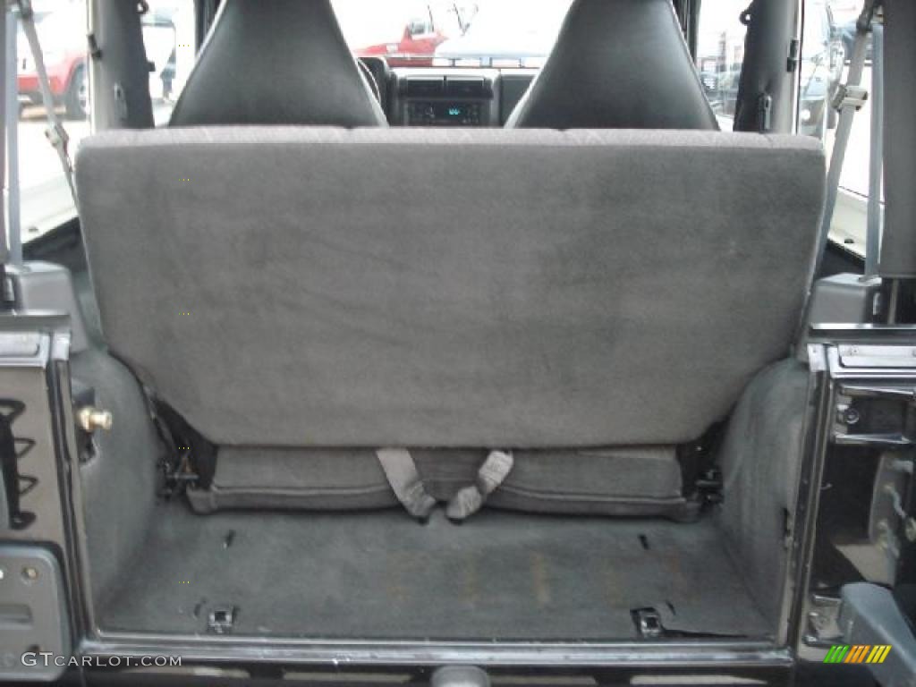 2002 Wrangler X 4x4 - Black / Agate Black photo #12