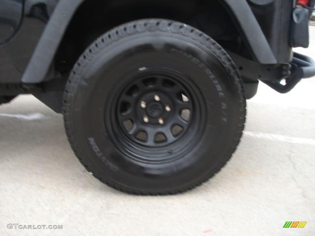 2002 Wrangler X 4x4 - Black / Agate Black photo #26