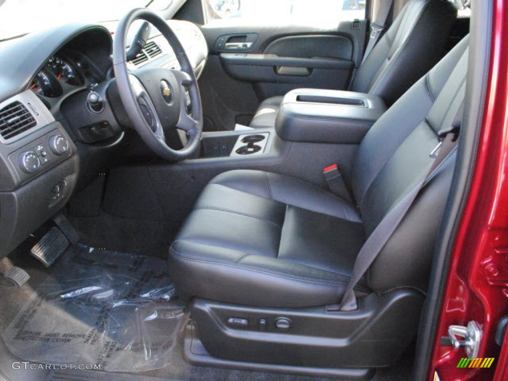 Ebony Interior 2011 Chevrolet Suburban LT 4x4 Photo #46534140