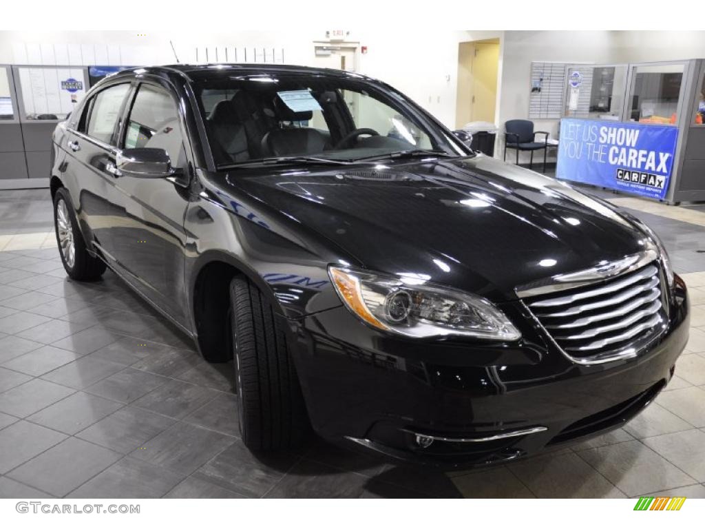 Brilliant Black Crystal Pearl 2011 Chrysler 200 Limited Exterior Photo #46534305