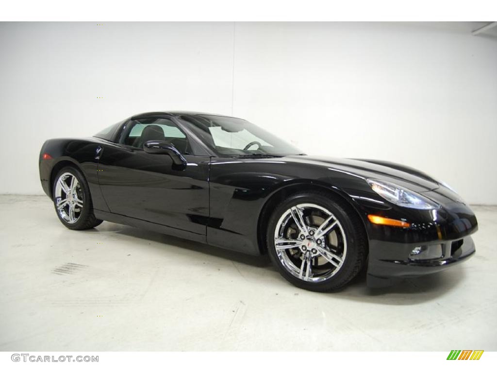 Black 2008 Chevrolet Corvette Coupe Exterior Photo #46534590