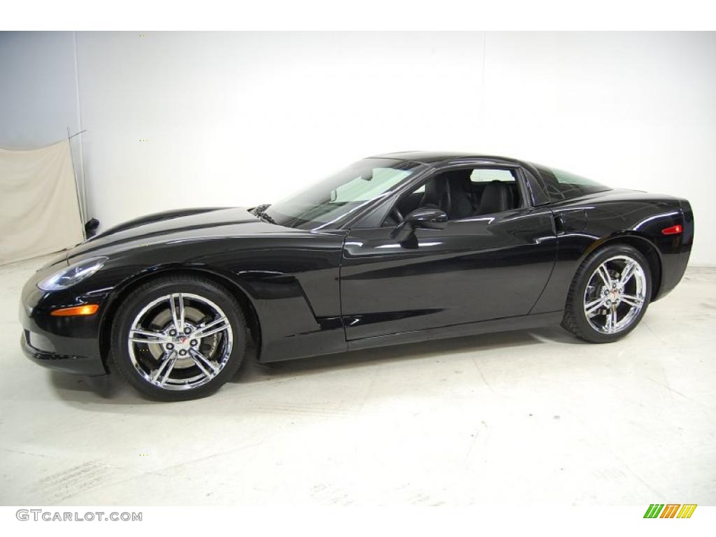 Black 2008 Chevrolet Corvette Coupe Exterior Photo #46534725