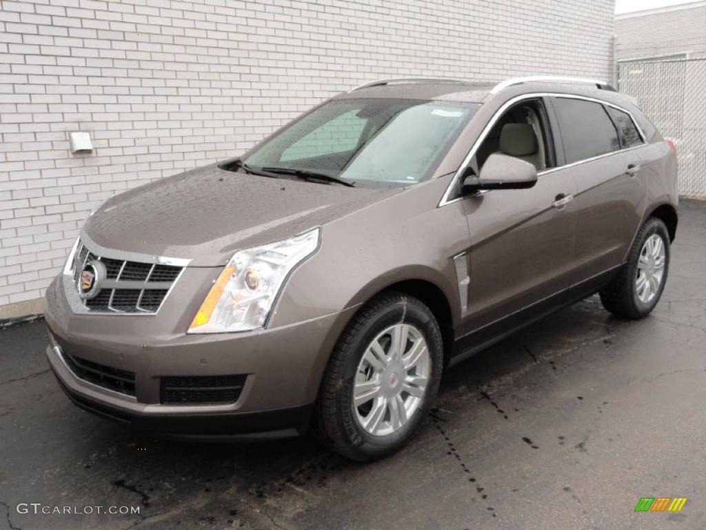 Mocha Steel Metallic 2011 Cadillac SRX FWD Exterior Photo #46536324