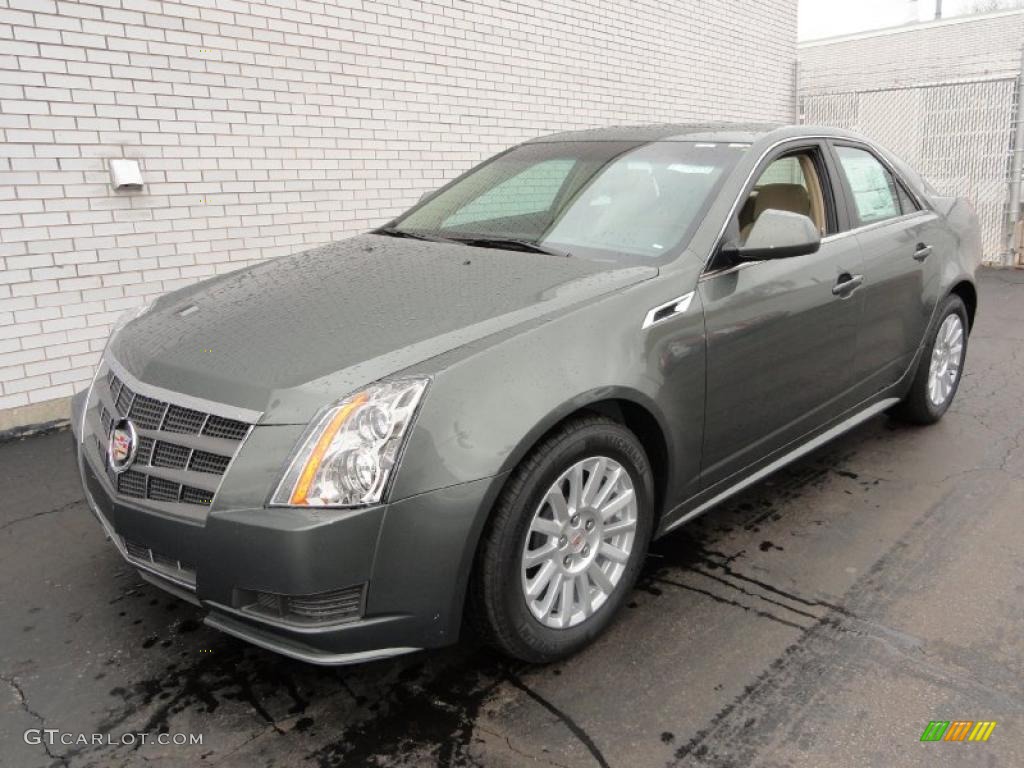 Evolution Green Metallic 2011 Cadillac CTS 3.0 Sedan Exterior Photo #46536636