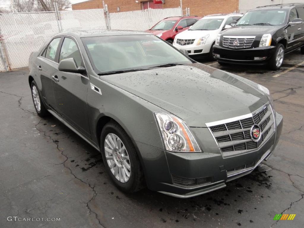 Evolution Green Metallic 2011 Cadillac CTS 3.0 Sedan Exterior Photo #46536663