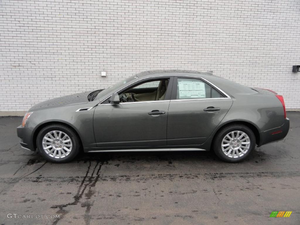 Evolution Green Metallic 2011 Cadillac CTS 3.0 Sedan Exterior Photo #46536723