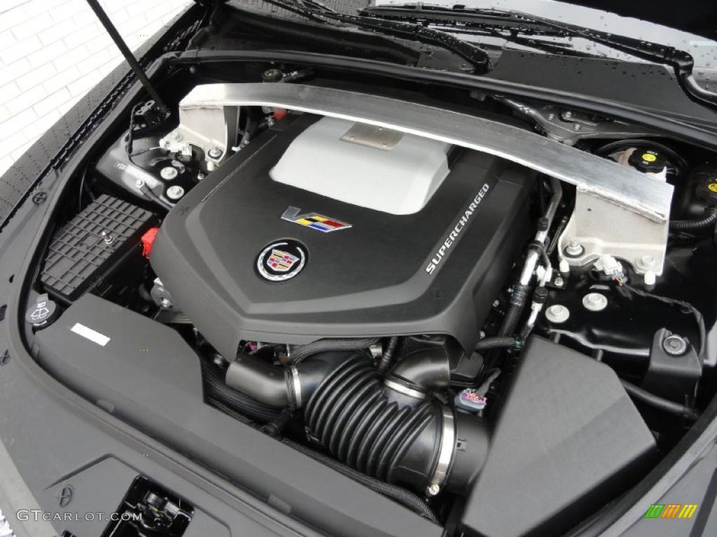 2011 Cadillac CTS -V Coupe 6.2 Liter Supercharged OHV 16-Valve V8 Engine Photo #46537539