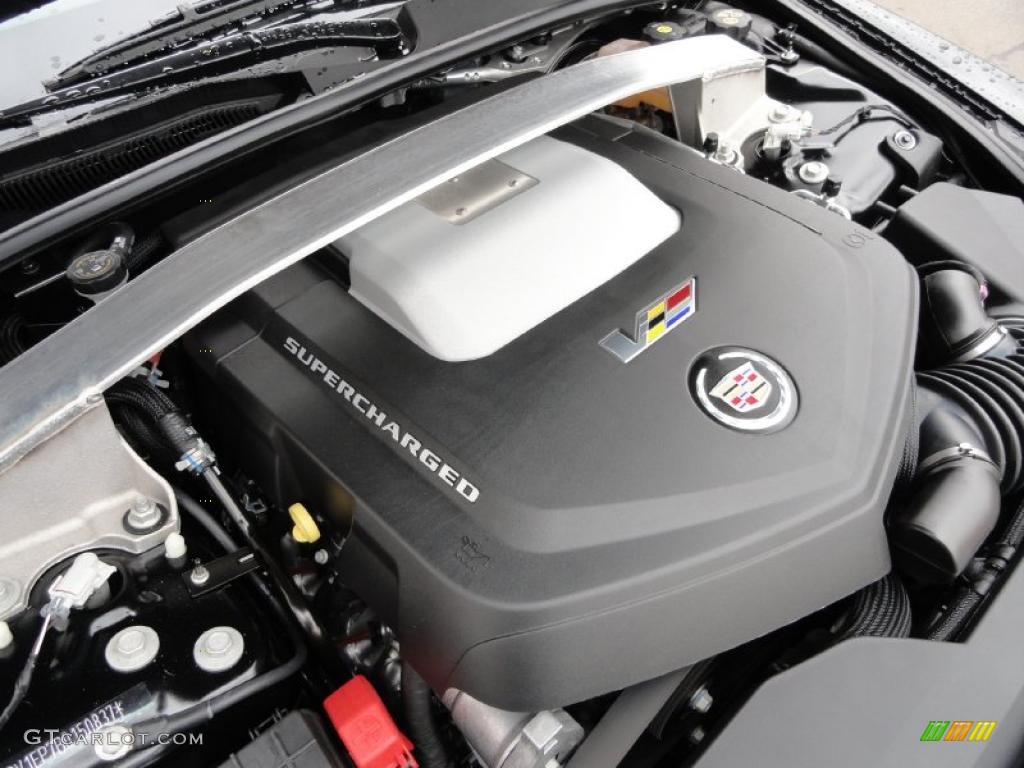 2011 Cadillac CTS -V Coupe 6.2 Liter Supercharged OHV 16-Valve V8 Engine Photo #46537554