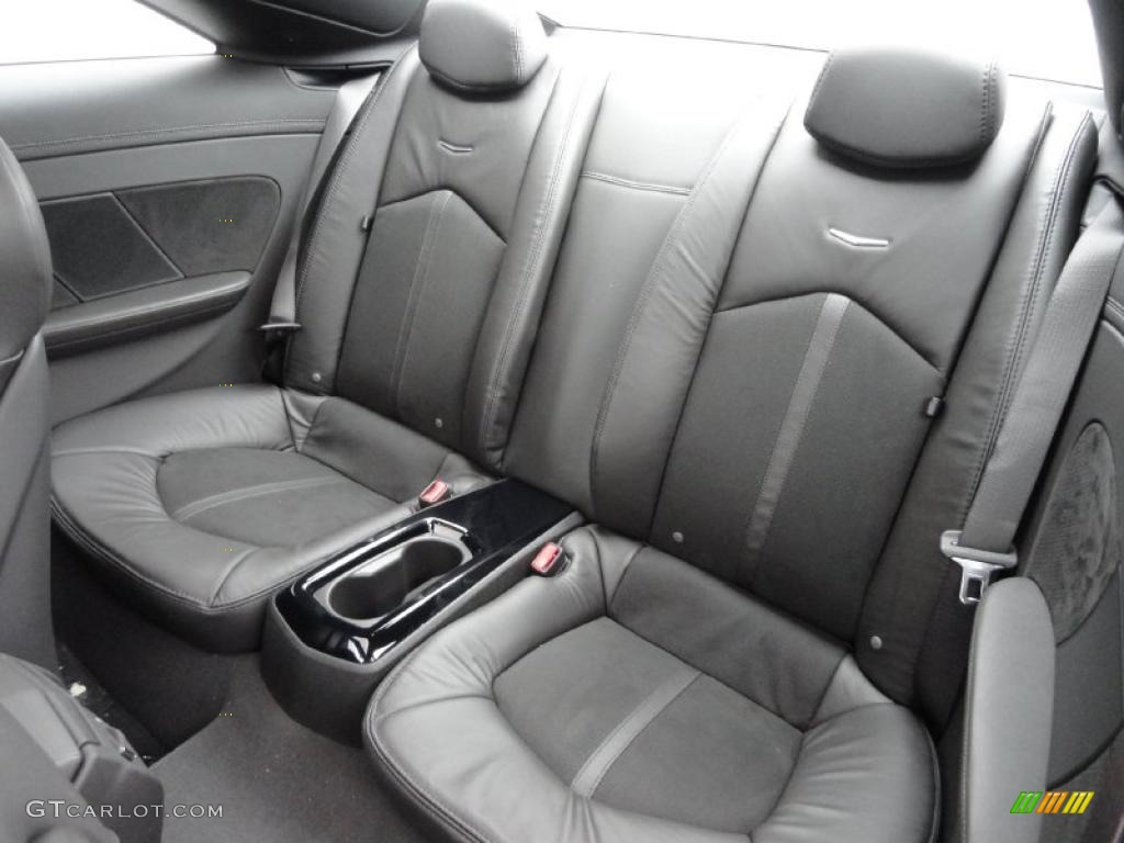 Ebony Interior 2011 Cadillac CTS -V Coupe Photo #46537569