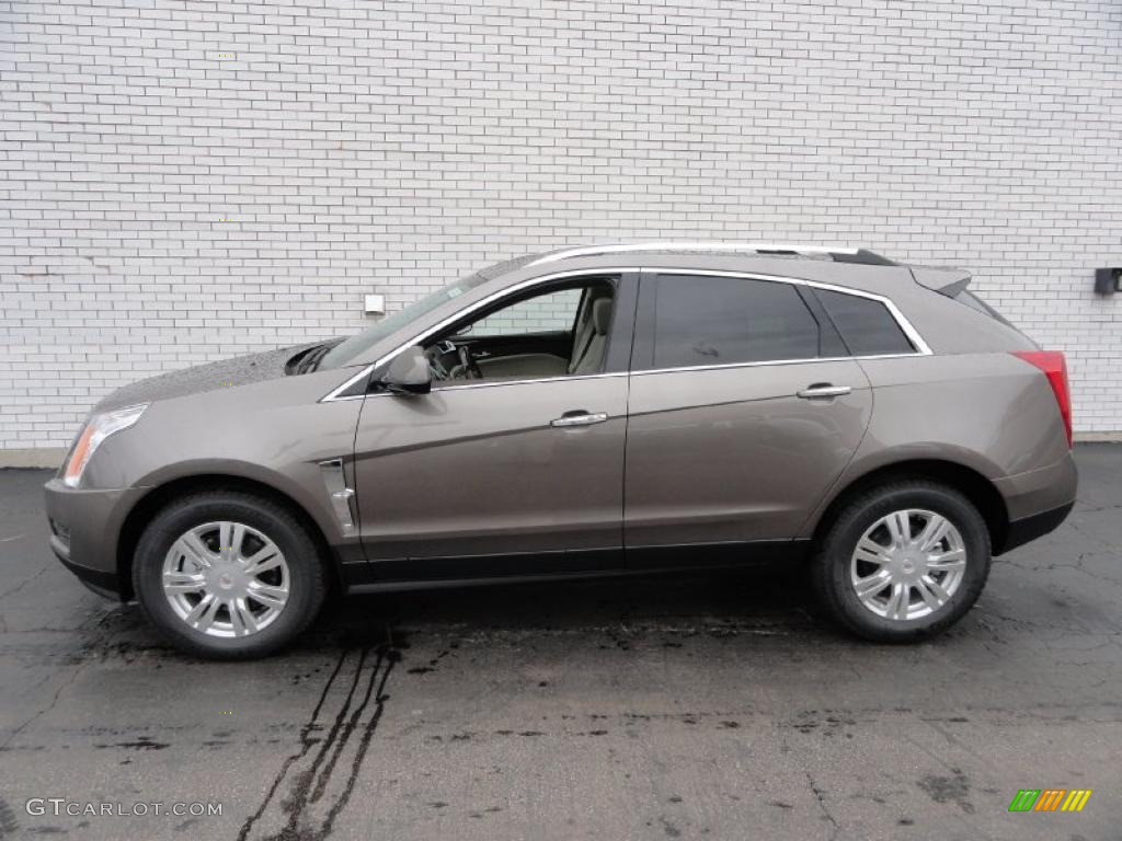 Mocha Steel Metallic 2011 Cadillac SRX FWD Exterior Photo #46537815