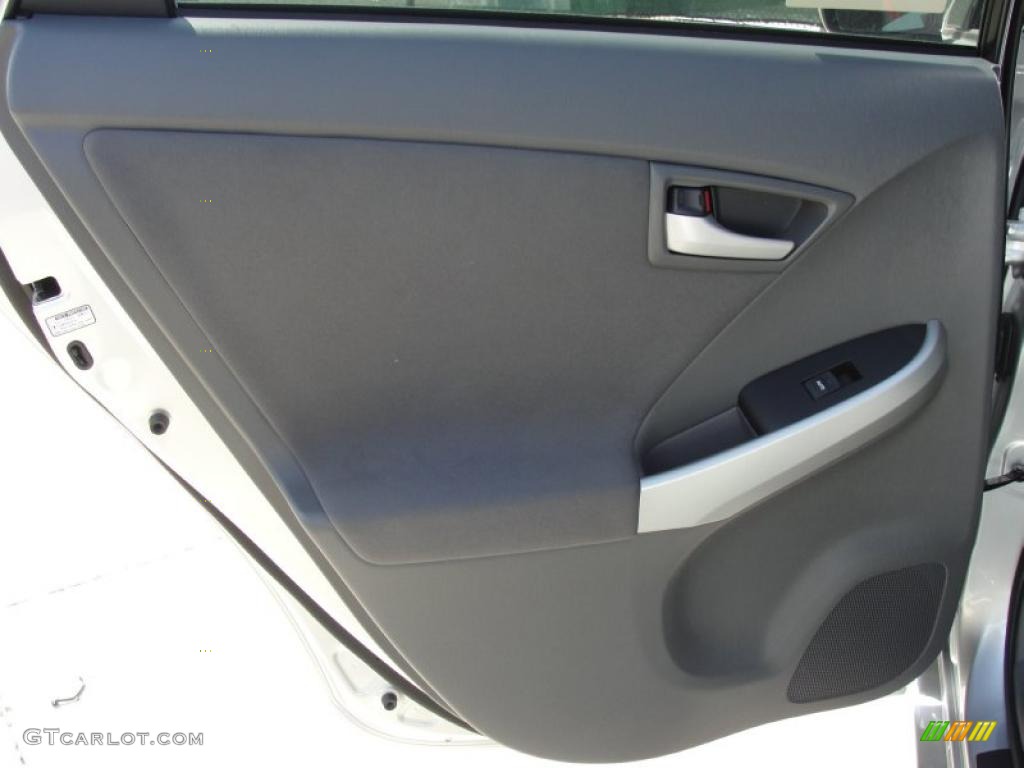 2011 Toyota Prius Hybrid II Dark Gray Door Panel Photo #46537920