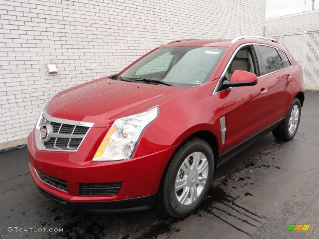 Crystal Red Tintcoat 2011 Cadillac SRX FWD Exterior Photo #46538025