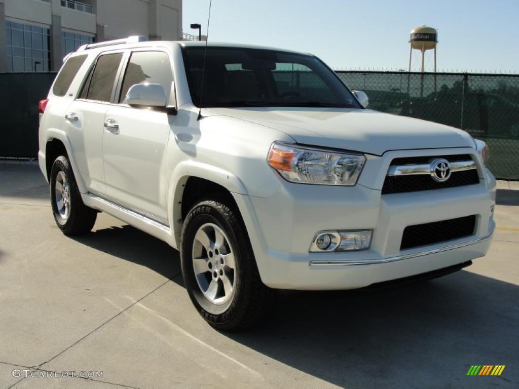 2011 4Runner SR5 - Blizzard White Pearl / Sand Beige photo #1