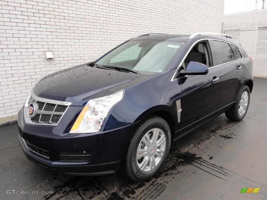 Imperial Blue Metallic Cadillac SRX