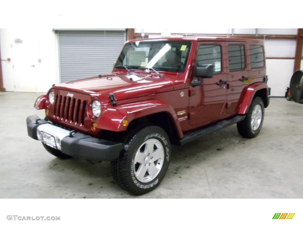 Deep cherry red jeep wrangler #1