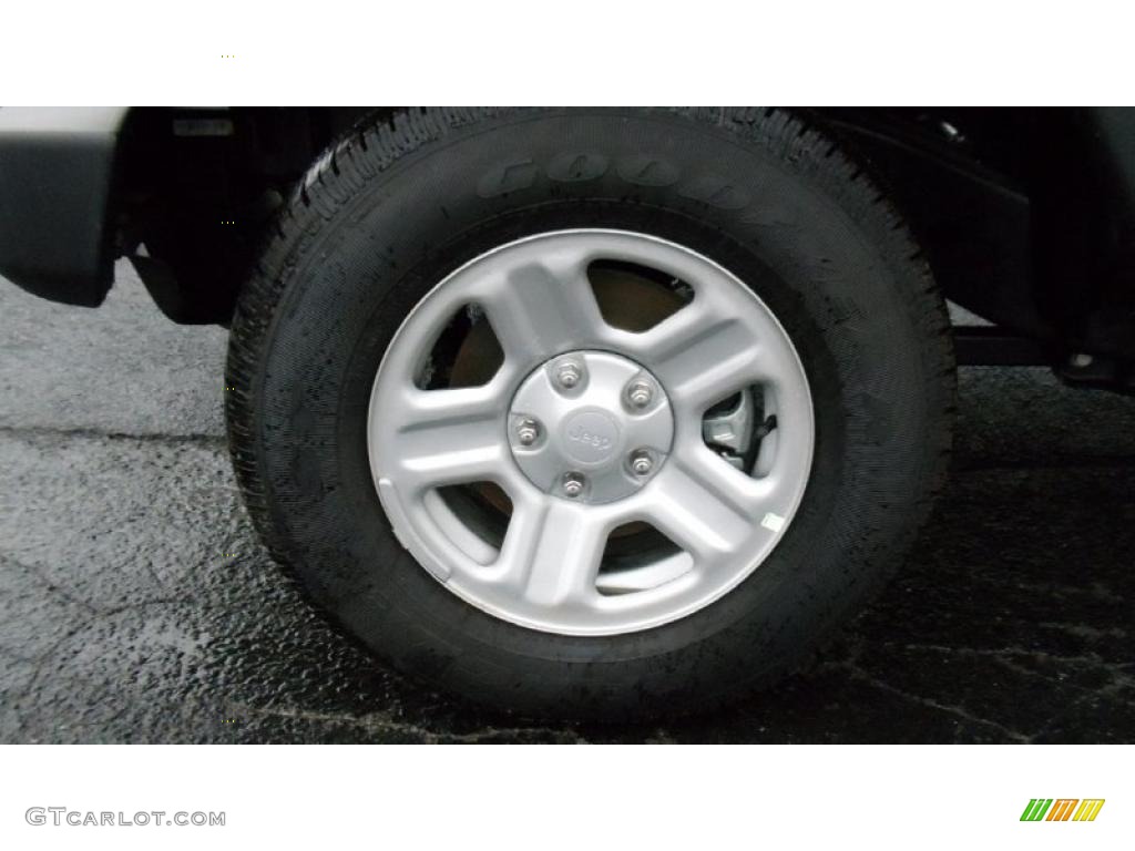 2011 Wrangler Sport 4x4 - Black / Black photo #9