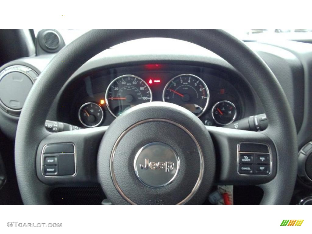 2011 Wrangler Sport 4x4 - Black / Black photo #10