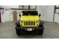 2011 Detonator Yellow Jeep Wrangler Rubicon 4x4  photo #2