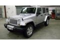 2011 Bright Silver Metallic Jeep Wrangler Unlimited Sahara 4x4  photo #1