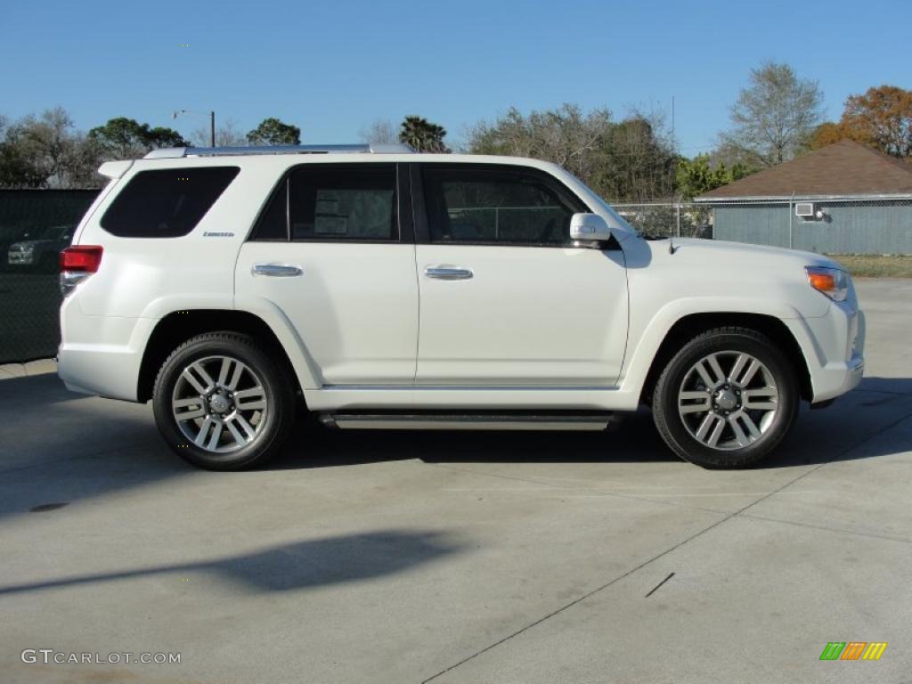 2011 4Runner Limited - Blizzard White Pearl / Sand Beige Leather photo #2