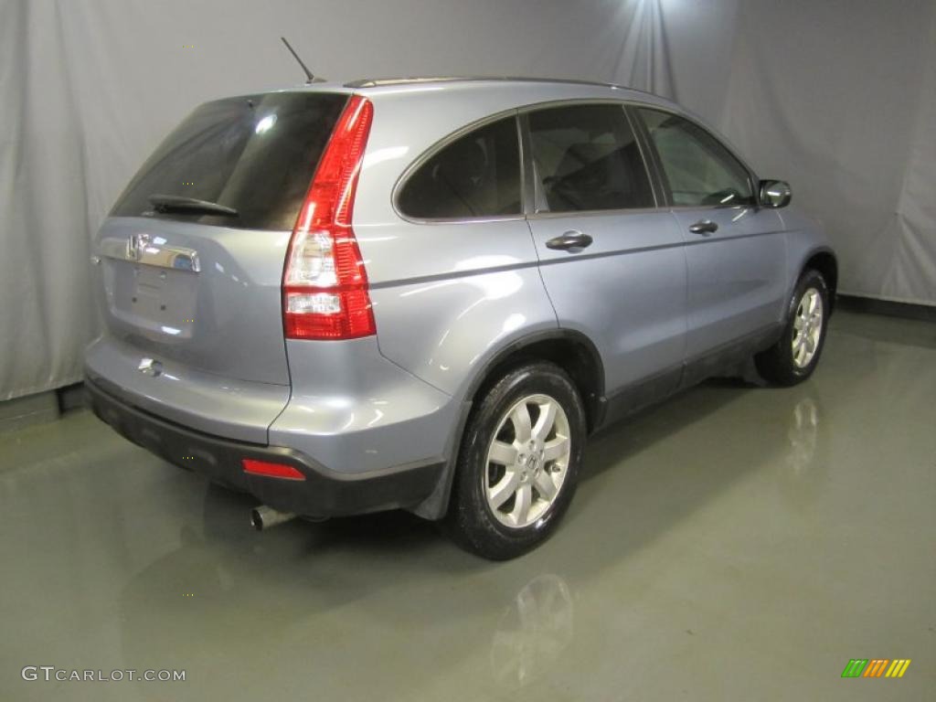 2009 CR-V EX 4WD - Glacier Blue Metallic / Gray photo #9