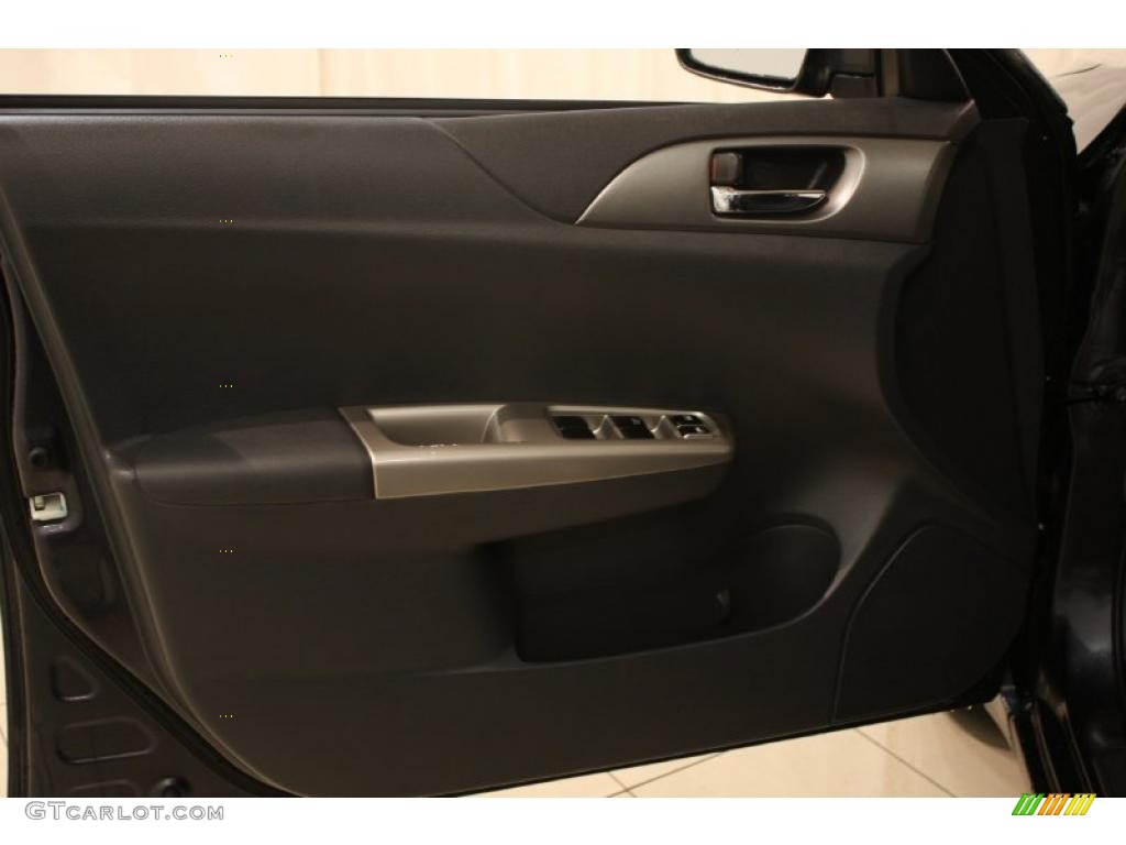 2008 Impreza WRX Sedan - Dark Gray Metallic / Carbon Black photo #5