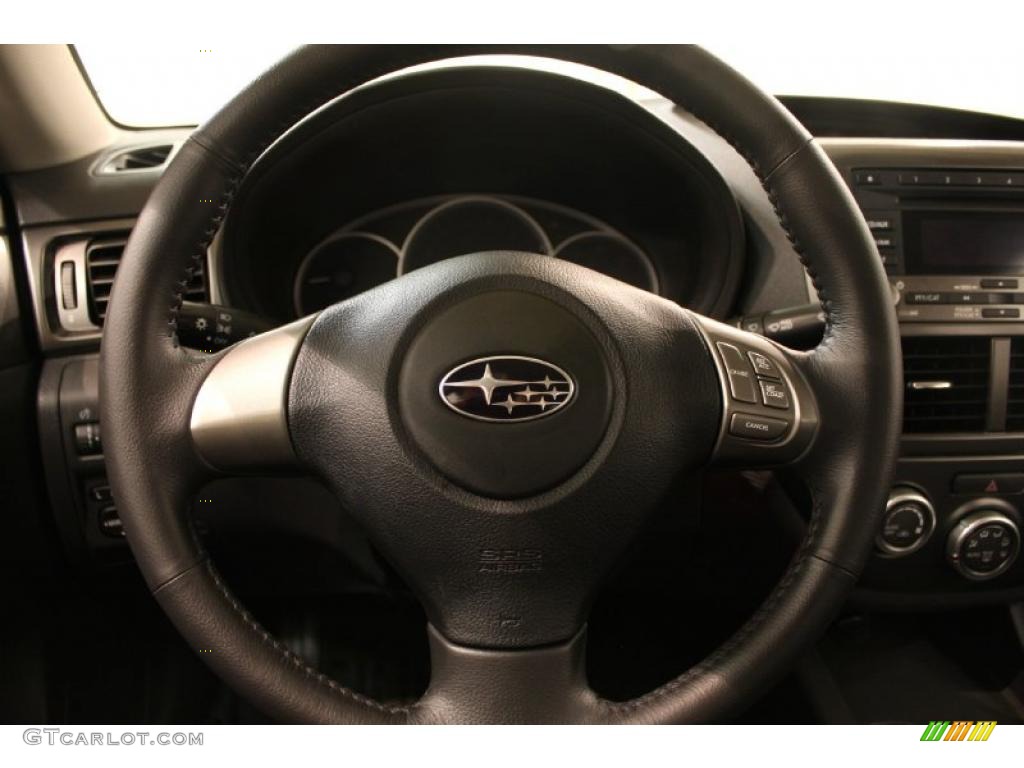 2008 Impreza WRX Sedan - Dark Gray Metallic / Carbon Black photo #7