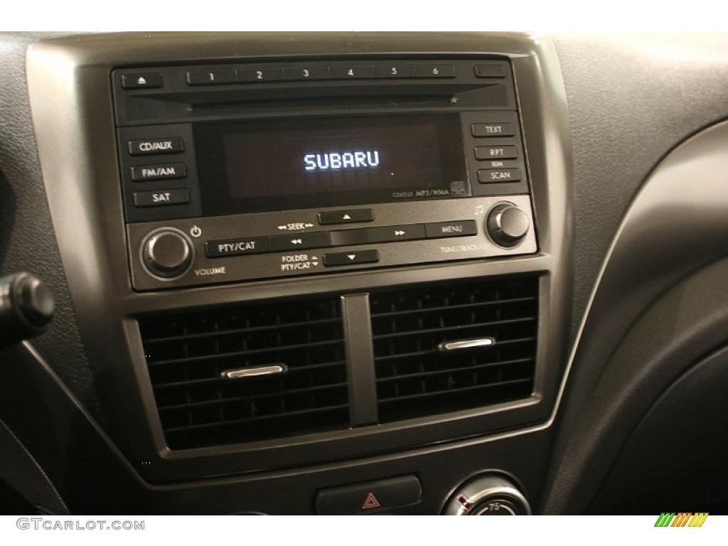 2008 Impreza WRX Sedan - Dark Gray Metallic / Carbon Black photo #9