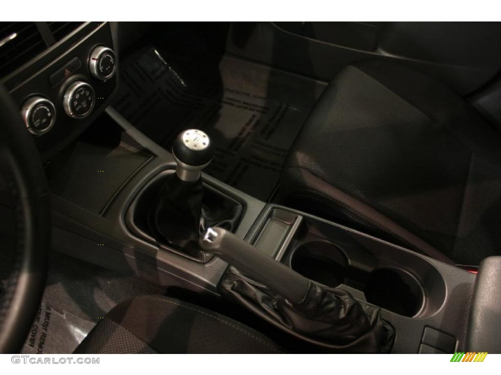 2008 Impreza WRX Sedan - Dark Gray Metallic / Carbon Black photo #12