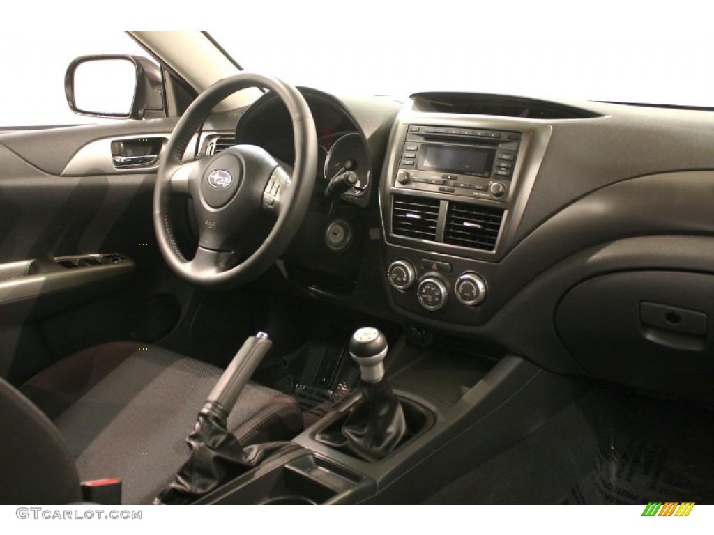 2008 Impreza WRX Sedan - Dark Gray Metallic / Carbon Black photo #13
