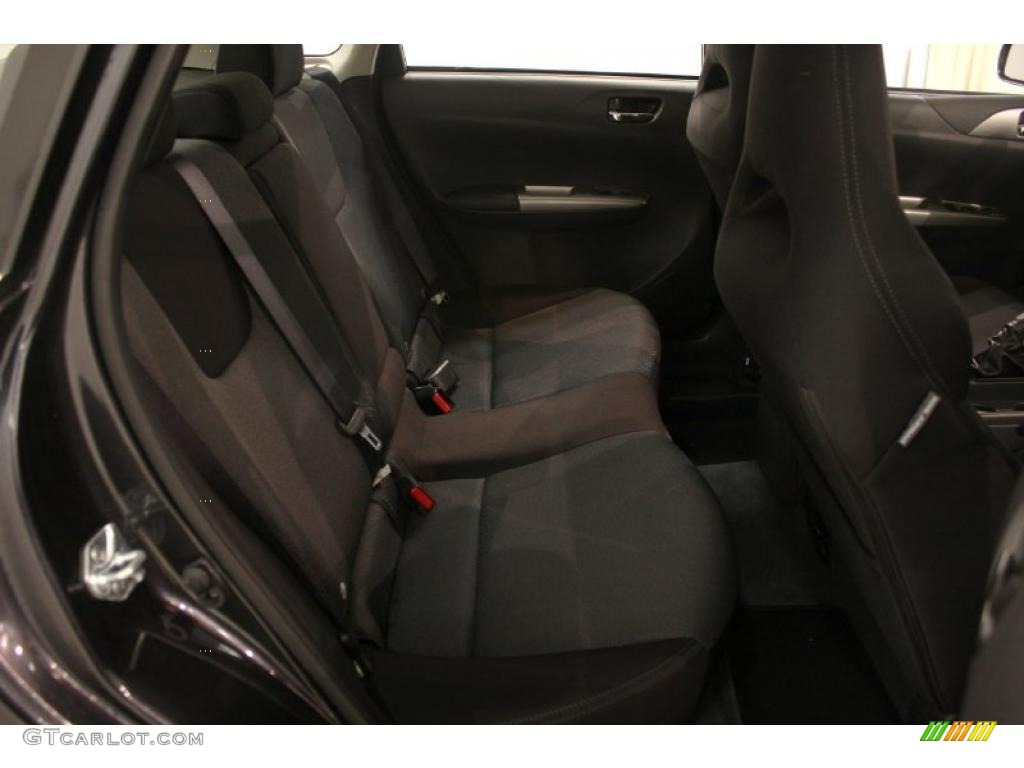 2008 Impreza WRX Sedan - Dark Gray Metallic / Carbon Black photo #15