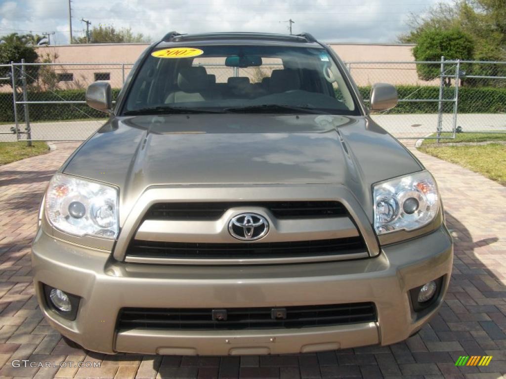 2007 4Runner Limited 4x4 - Driftwood Pearl / Taupe photo #13