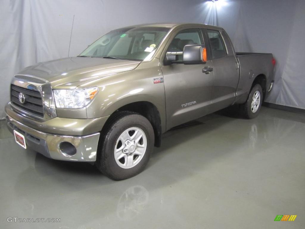 2008 Tundra Double Cab 4x4 - Pyrite Mica / Graphite Gray photo #1