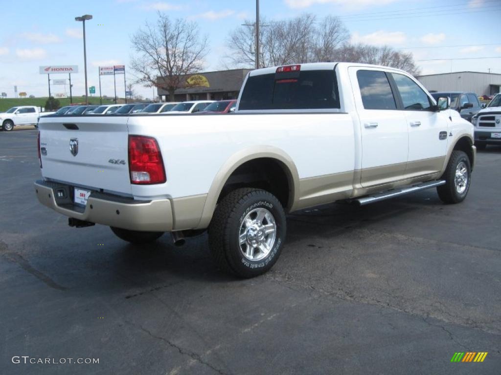 Bright White 2011 Dodge Ram 2500 HD Laramie Longhorn Crew Cab 4x4 Exterior Photo #46543467