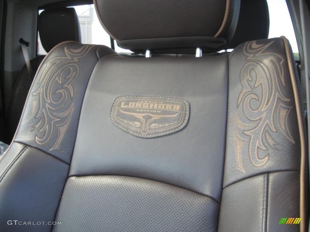 Light Pebble Beige/Bark Brown Interior 2011 Dodge Ram 2500 HD Laramie Longhorn Crew Cab 4x4 Photo #46543497