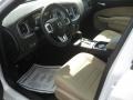 Black/Light Frost Beige Interior Photo for 2011 Dodge Charger #46543557