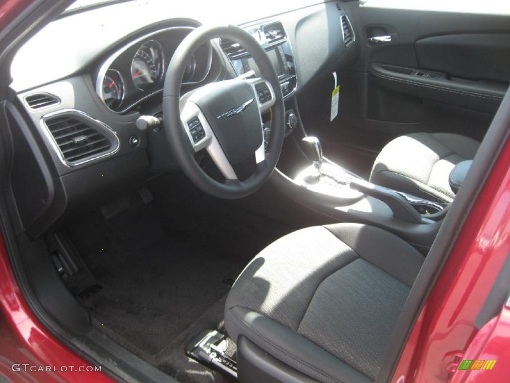 Black Interior 2011 Chrysler 200 Limited Photo #46543665