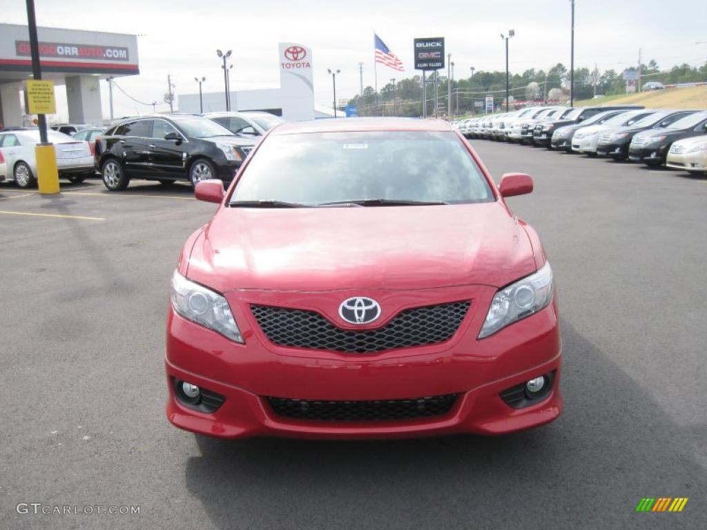Barcelona Red Metallic 2011 Toyota Camry SE Exterior Photo #46543944