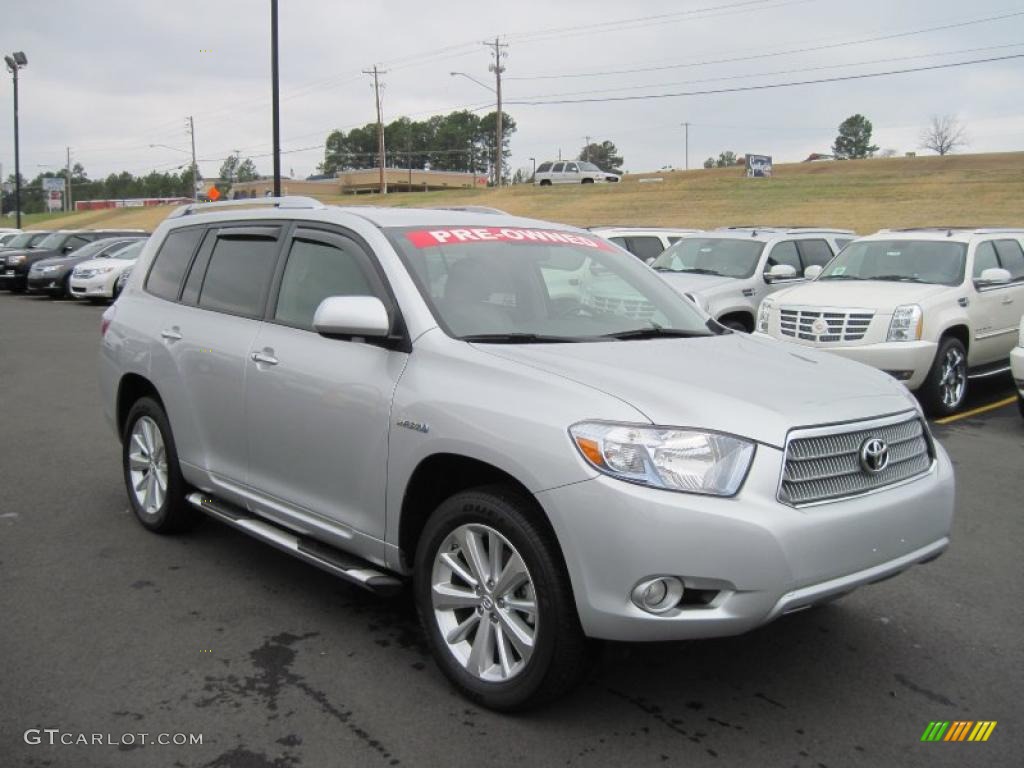 Classic Silver Metallic 2008 Toyota Highlander Hybrid Limited 4WD Exterior Photo #46544331