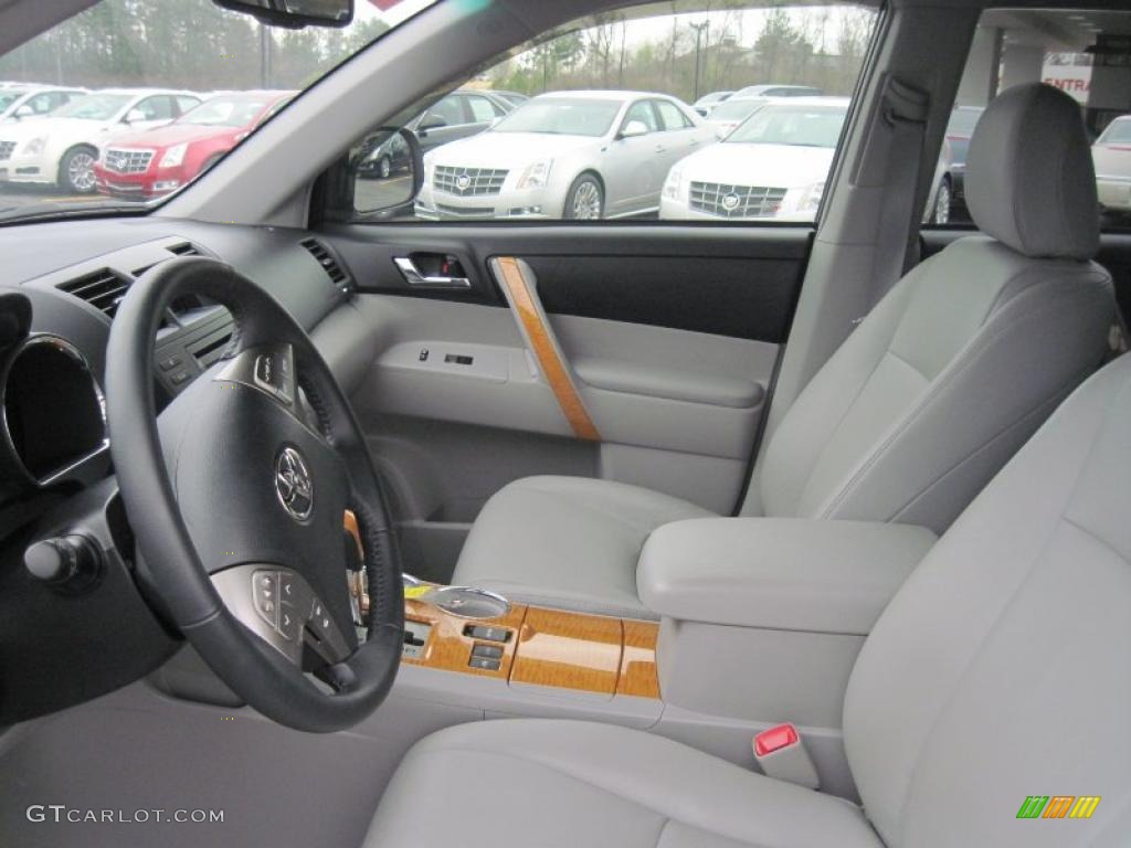 Ash Gray Interior 2008 Toyota Highlander Hybrid Limited 4WD Photo #46544343