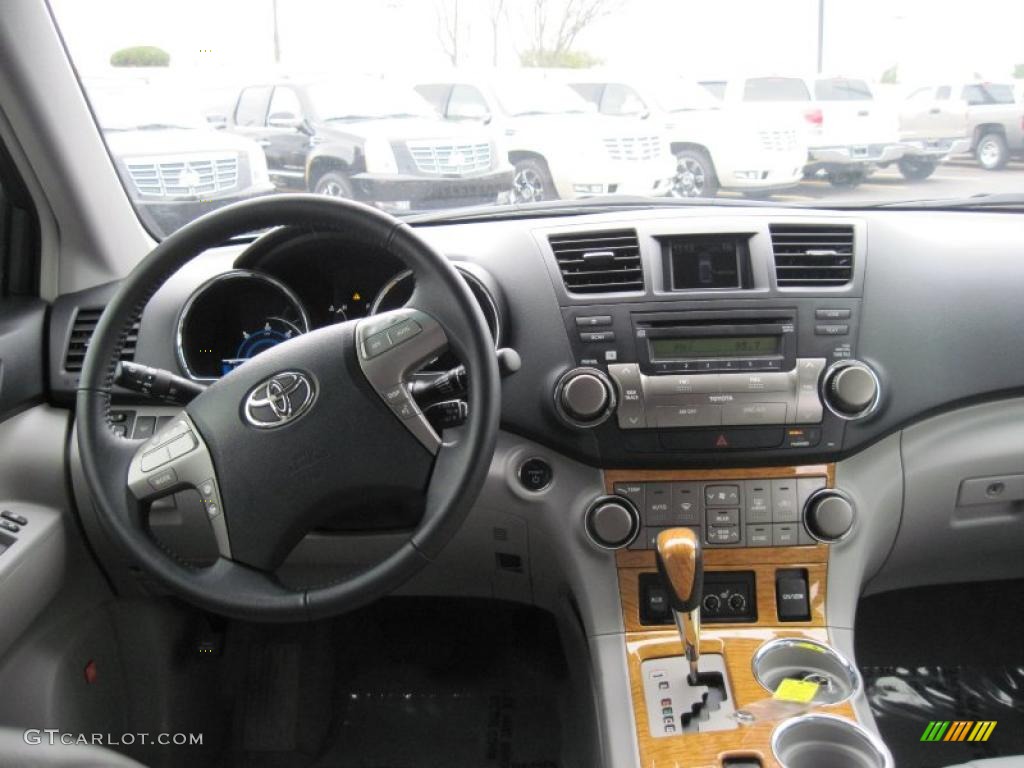 2008 Toyota Highlander Hybrid Limited 4WD Ash Gray Dashboard Photo #46544364