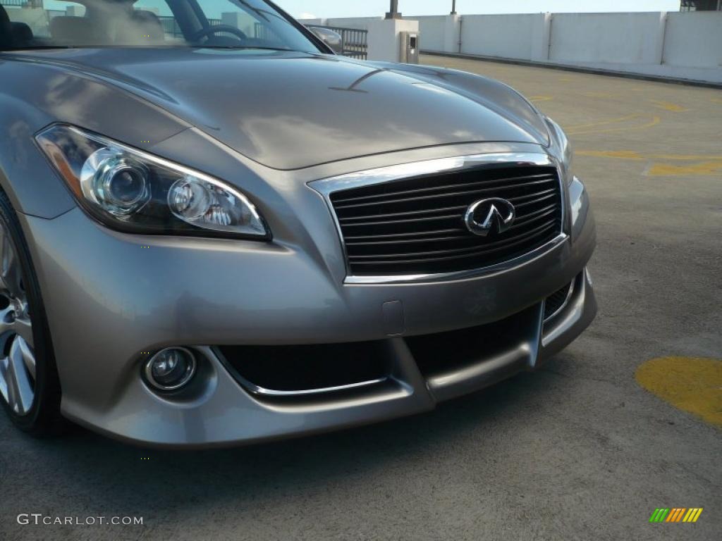 2011 M 37 S Sedan - Platinum Graphite / Graphite photo #24