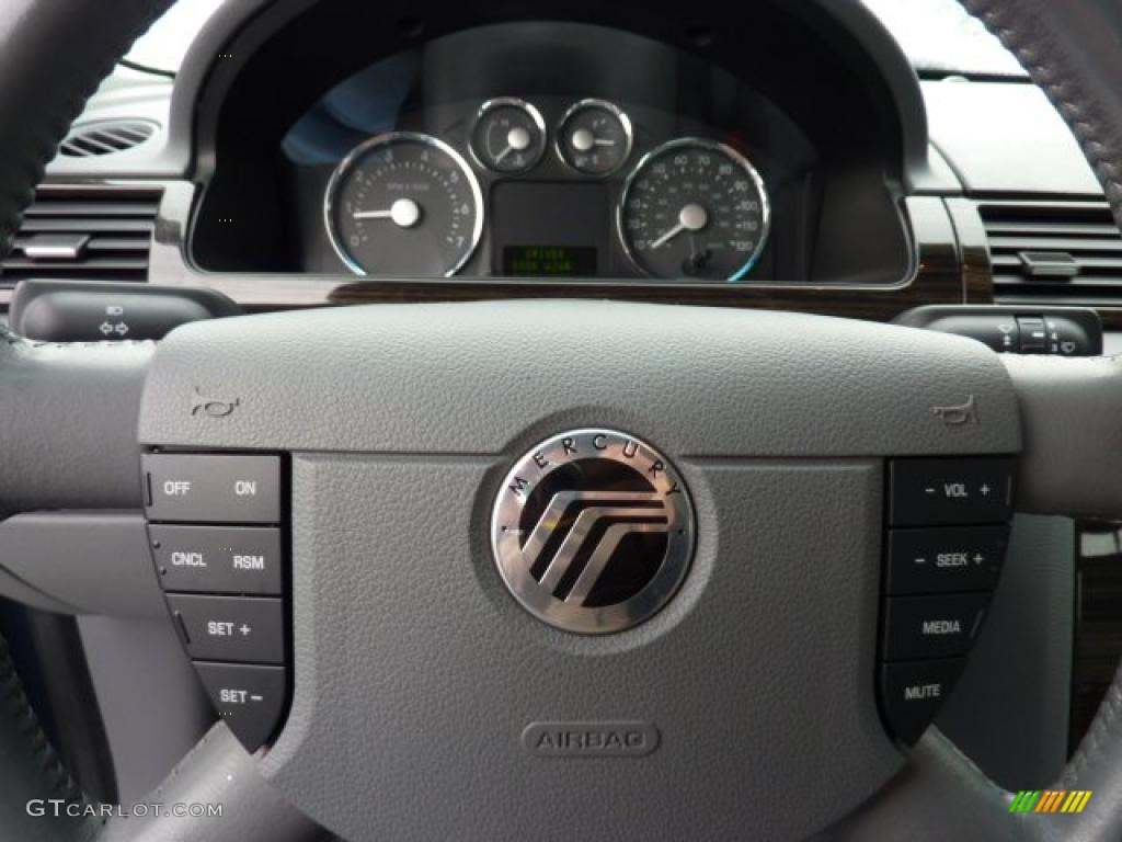 2005 Mercury Montego Luxury AWD Shale Steering Wheel Photo #46547033