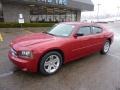 2006 Inferno Red Crystal Pearl Dodge Charger SXT  photo #8