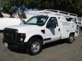 2008 Oxford White Ford F350 Super Duty XL Regular Cab Chassis Commercial  photo #3