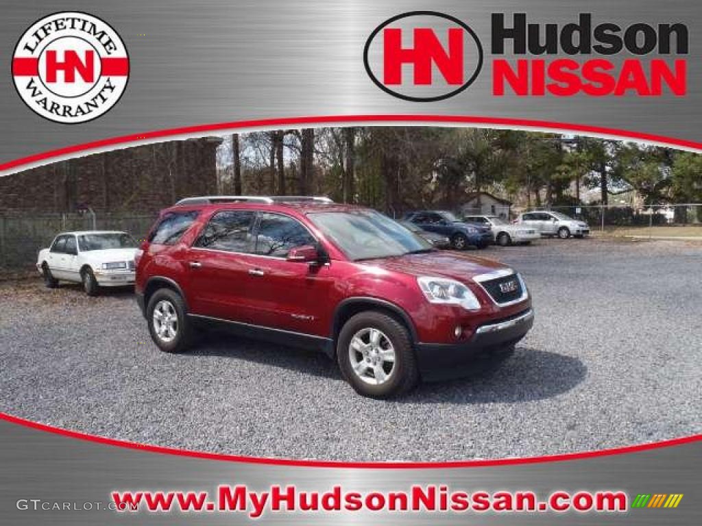 2007 Acadia SLT - Red Jewel Tintcoat / Titanium photo #1